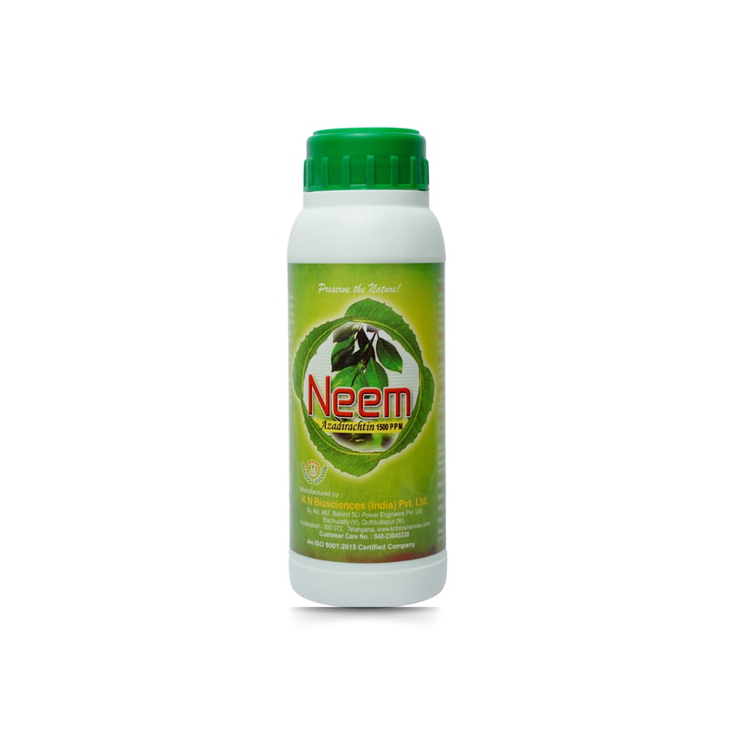 Neem oil (1500 ppm) Neem oil (1500 ppm)